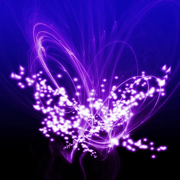 Danse légère en violet et blanc — Photo