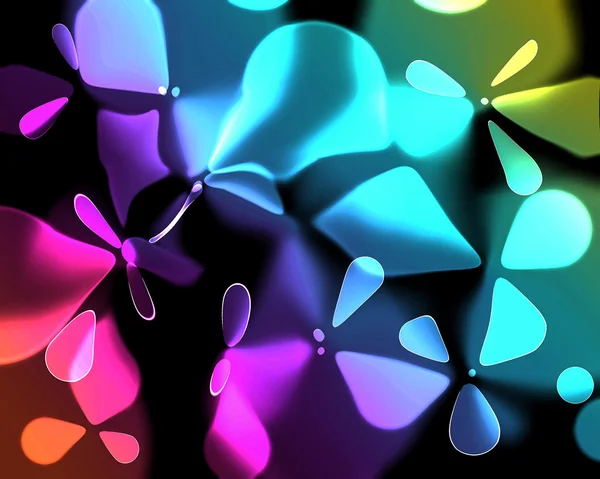 Textured rainbow effect — Stock Photo, Image