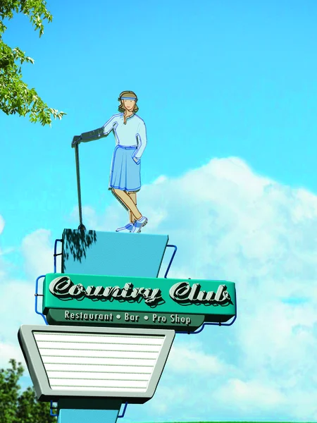 Country Club Female — Stock Photo, Image