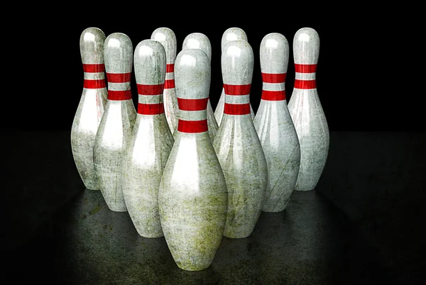 Bowling stift — Stockfoto