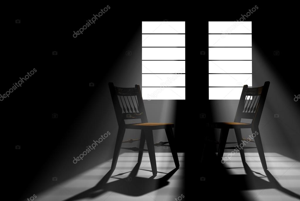 dos sillas vacías en un cuarto oscuro — Fotos de Stock © rossstudio ... dos sillas vacías en un cuarto oscuro — Fotos de Stock © rossstudio ...