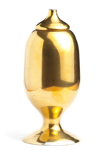 Brass oil lamp — Stock Photo, Image