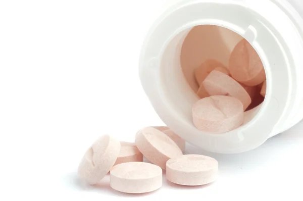 Pink pills — Stock Photo, Image