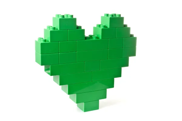 kalp şeklinde yeşil yapı taşları