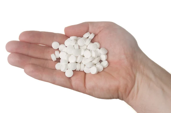 Handfull of pills — Stock Photo, Image
