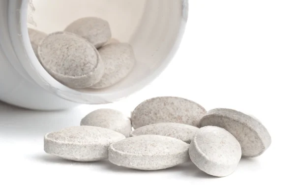 Grey pills — Stock Photo, Image