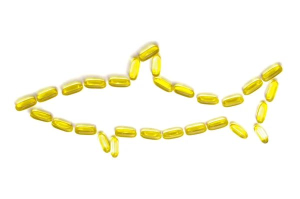 Omega 3 capsules — Stock Photo, Image