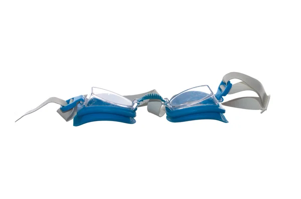 Gafas de natación azules — Foto de Stock