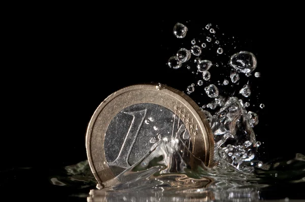 Fallende Währung lizenzfreie Stockfotos