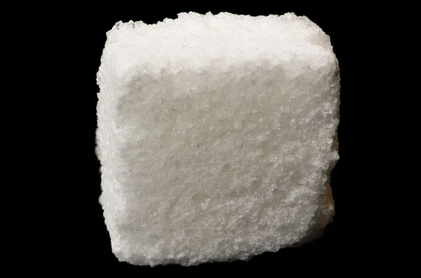 Белый кубик сахара — стоковое фото