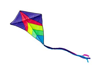 Multicolored kite clipart