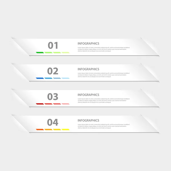 Plantilla de infografía de diseño moderno — Archivo Imágenes Vectoriales