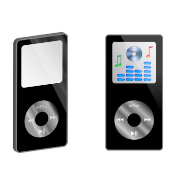 MP3 player clipart