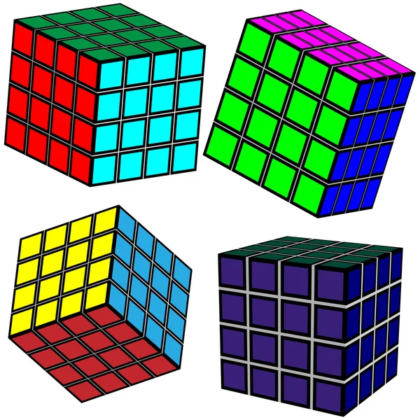 Rubik rubik — Stok Vektör