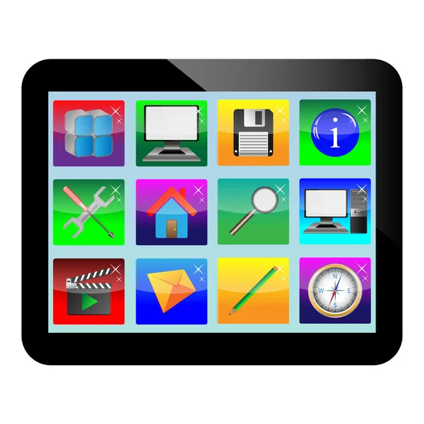 Tablet — Stockvector