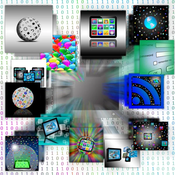 Computerabstraktion — Stockfoto