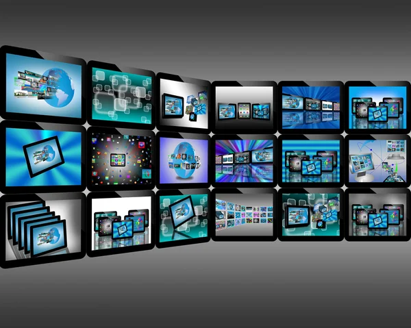 TV på internet — Stockfoto