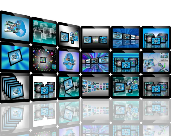 TV på internet — Stockfoto