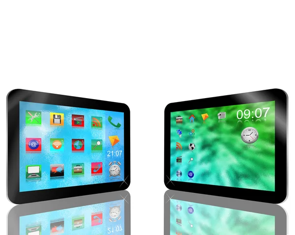 Two tablets — Stock Photo, Image