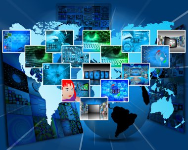 görüntüleri ve 21.06.13 Dünya Haritası