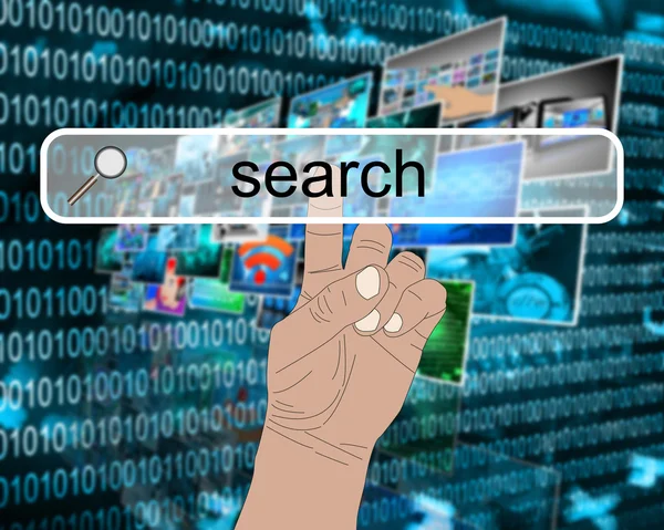 Internet-Suche — Stockfoto