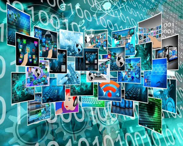Internet cyberspace — Stockfoto