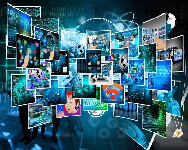 Internet cyberspace — Stock Photo, Image