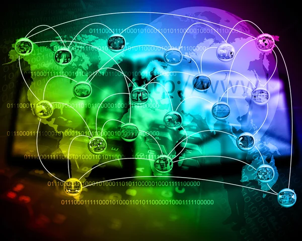 Мир Интернета — стоковое фото