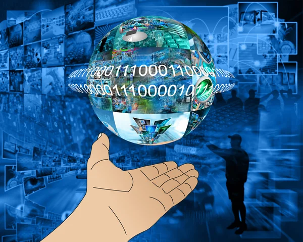 Hand of Internet — Stock Photo, Image