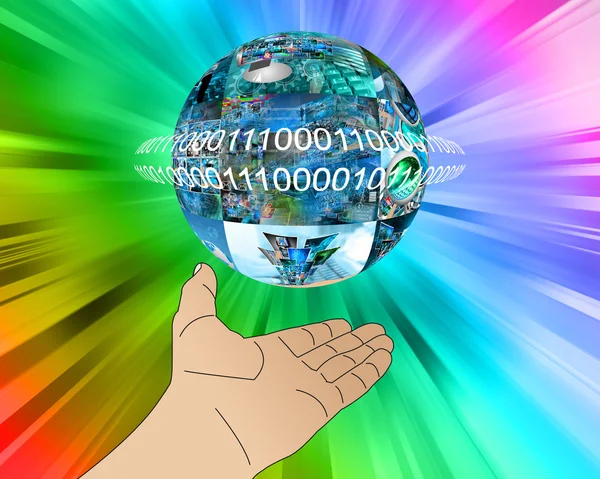 Hand of Internet — Stock Photo, Image