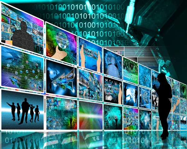 Internet wall — Stock Photo, Image