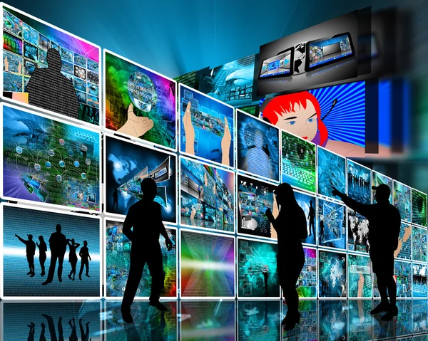 Internet wall — Stock Photo, Image