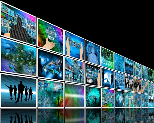 Internet wall — Stock Photo, Image