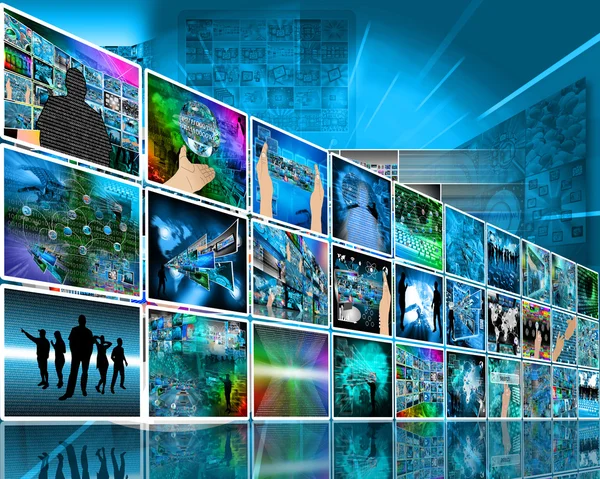 Internet wall — Stock Photo, Image