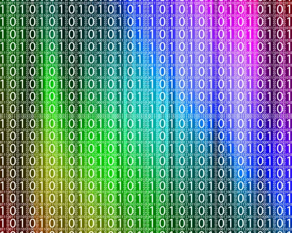 二进制代码的背景 — 图库照片