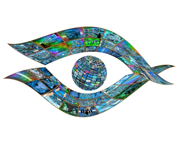 Eye of  internet — Stock Photo, Image