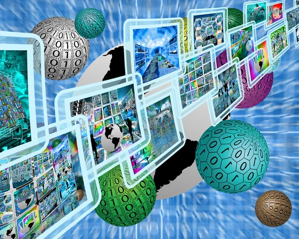 Hi-Tech-Schnittstelle — Stockfoto