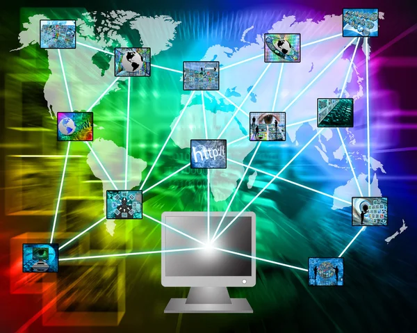 Tüm internet — Stok fotoğraf