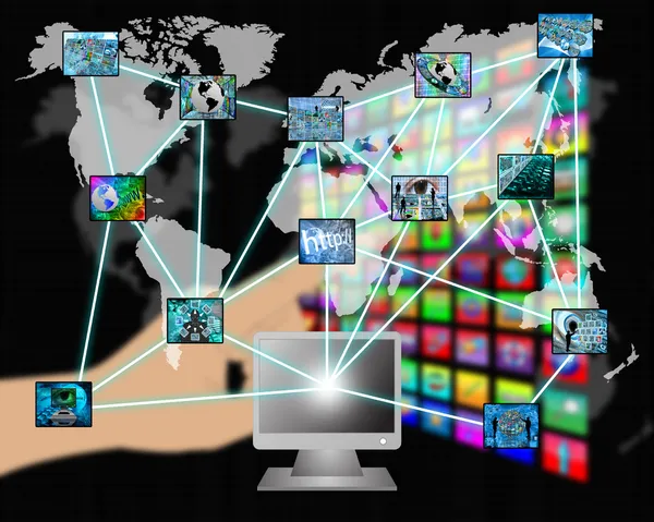 Tüm internet — Stok fotoğraf