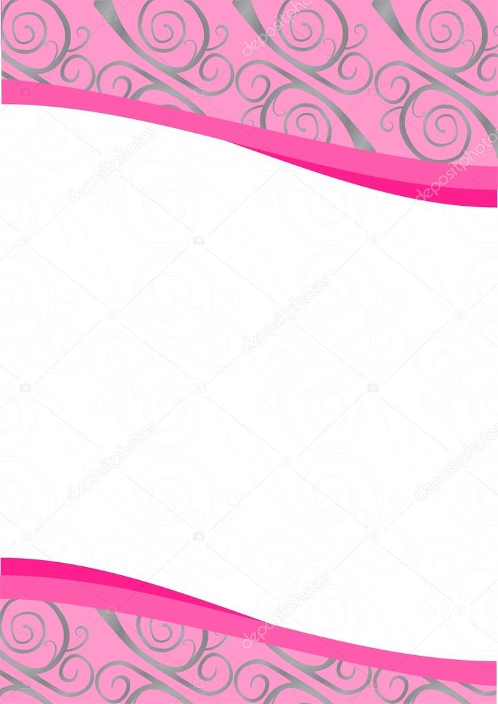 Pink card or paper background