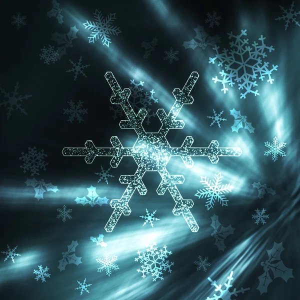 Sparkling snowflakes — Stock Photo, Image