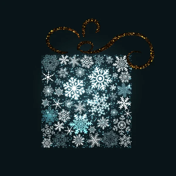 Scatola regalo di Natale — Foto Stock