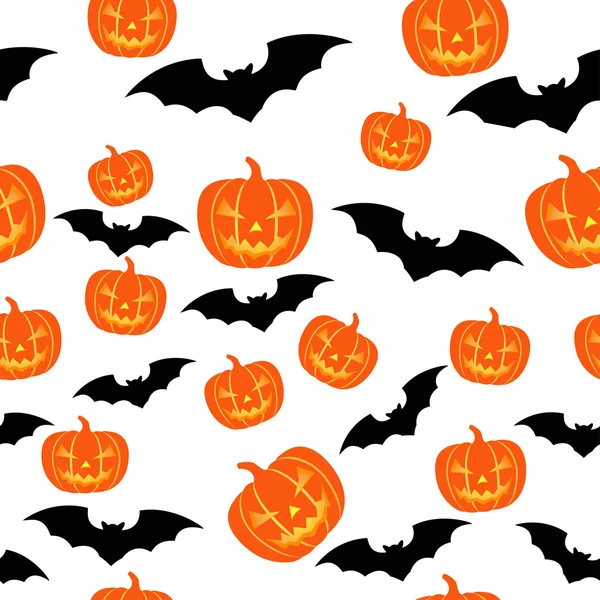 Halloween sem costura fundo — Vetor de Stock