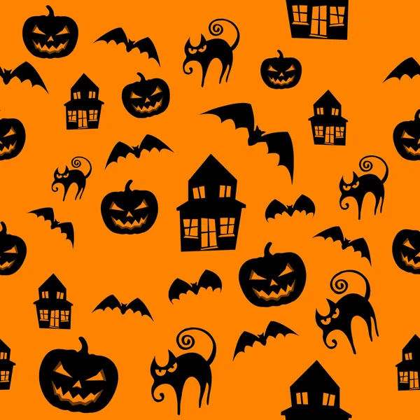 Halloween seamless background — Stock Photo, Image