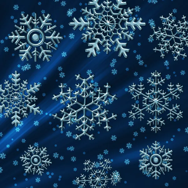 Christmas ChrCrystal Snowflakes — стоковое фото