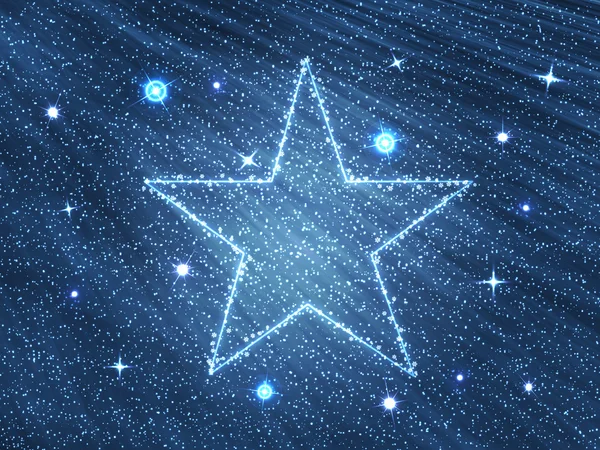 Stars in the night sky — Stock Photo, Image