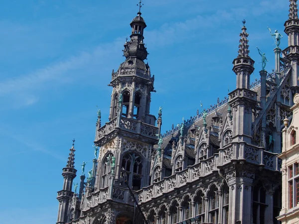 Králové dům grand place, Brusel, Belgie — Stock fotografie