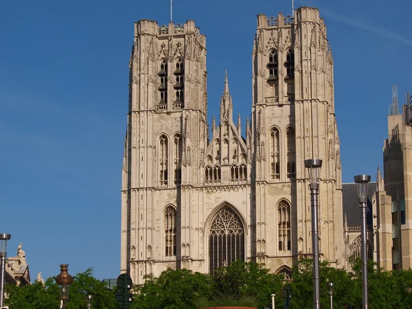 Heiligen Michiel en Goedele in Brussel — Stockfoto