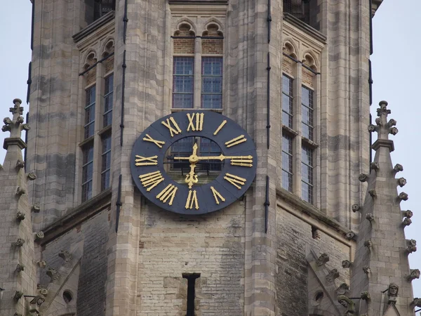 Horloge dans la tour Plan de détail — Photo