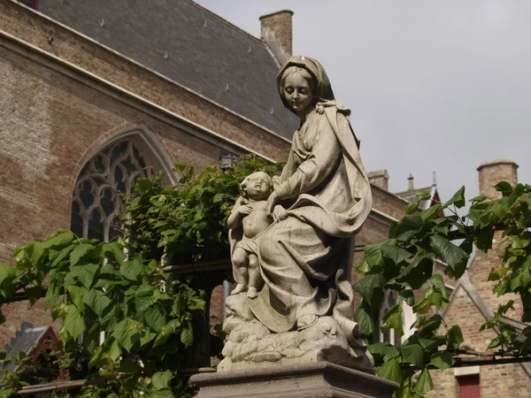 圣母玛利亚的雕像 — 图库照片
